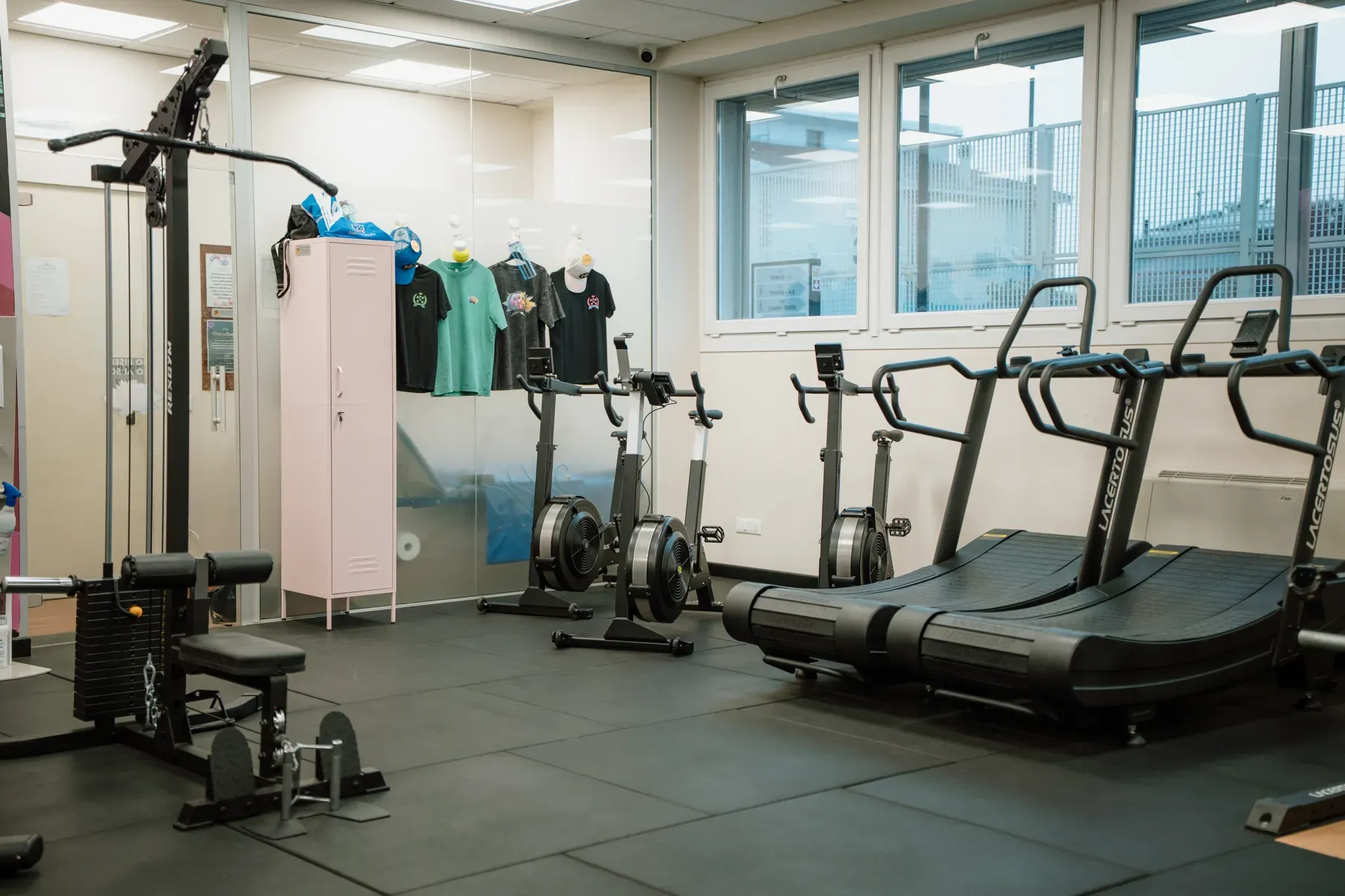 L’area dedicata all’allenamento cardio