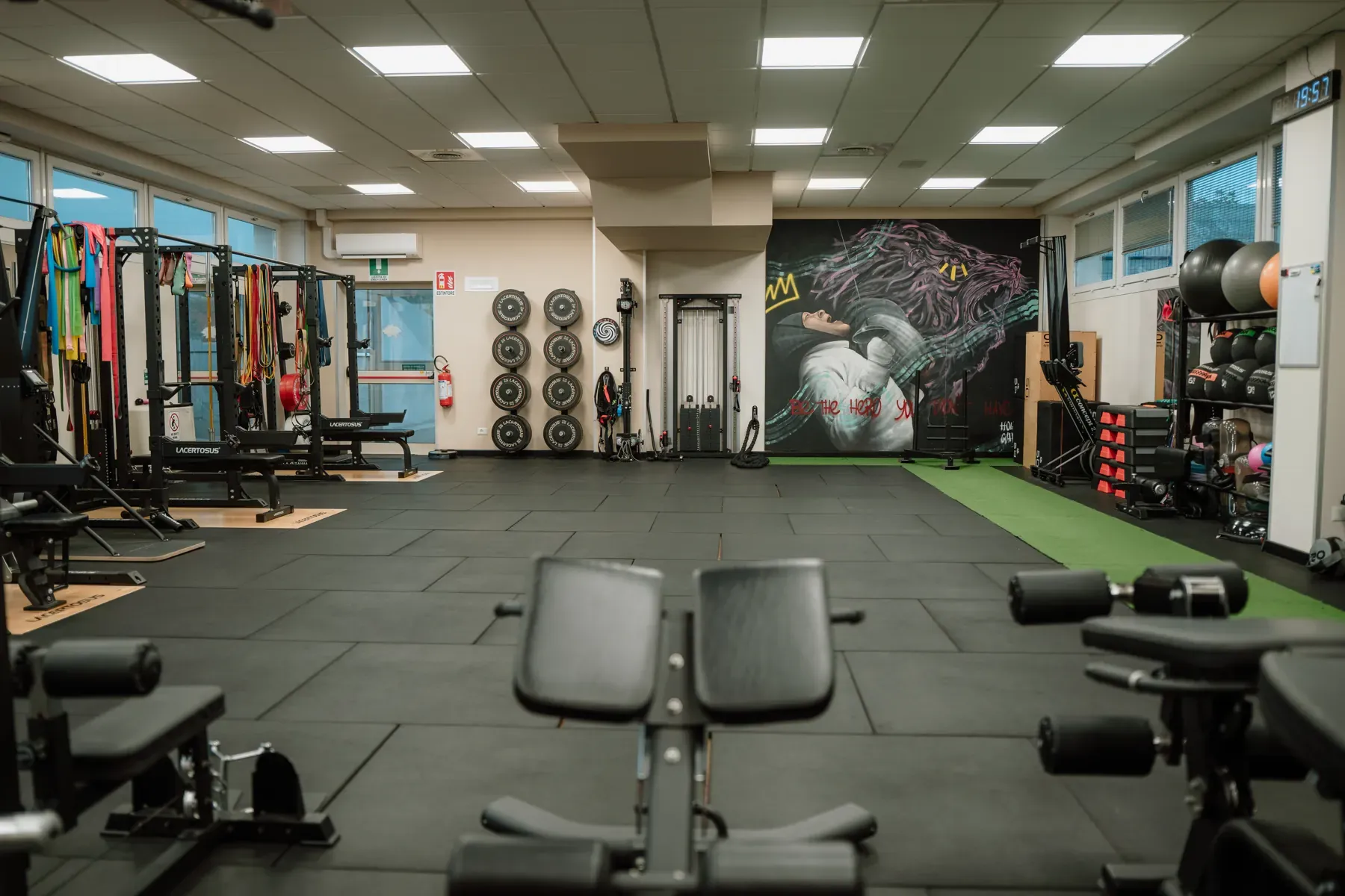 Una vista d’insieme della palestra BorgoFit